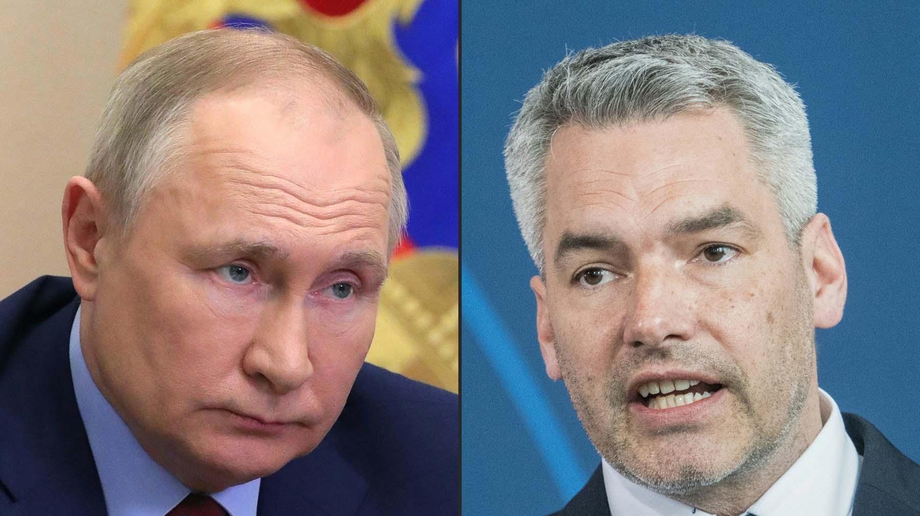 Cancelarul Austriei, primul lider occidental care se întâlnește cu Putin de la începutul invaziei. A fost o discuție „deschisă și dură”