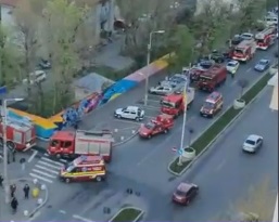 Incendiu la Spitalul Bagdasar Arseni din București. Focul a izbucnit la acoperișul unității de urgență care a fost modernizată recent