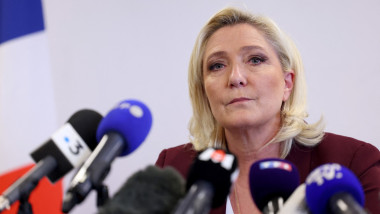 Marine Le Pen sustine conferinta de presa