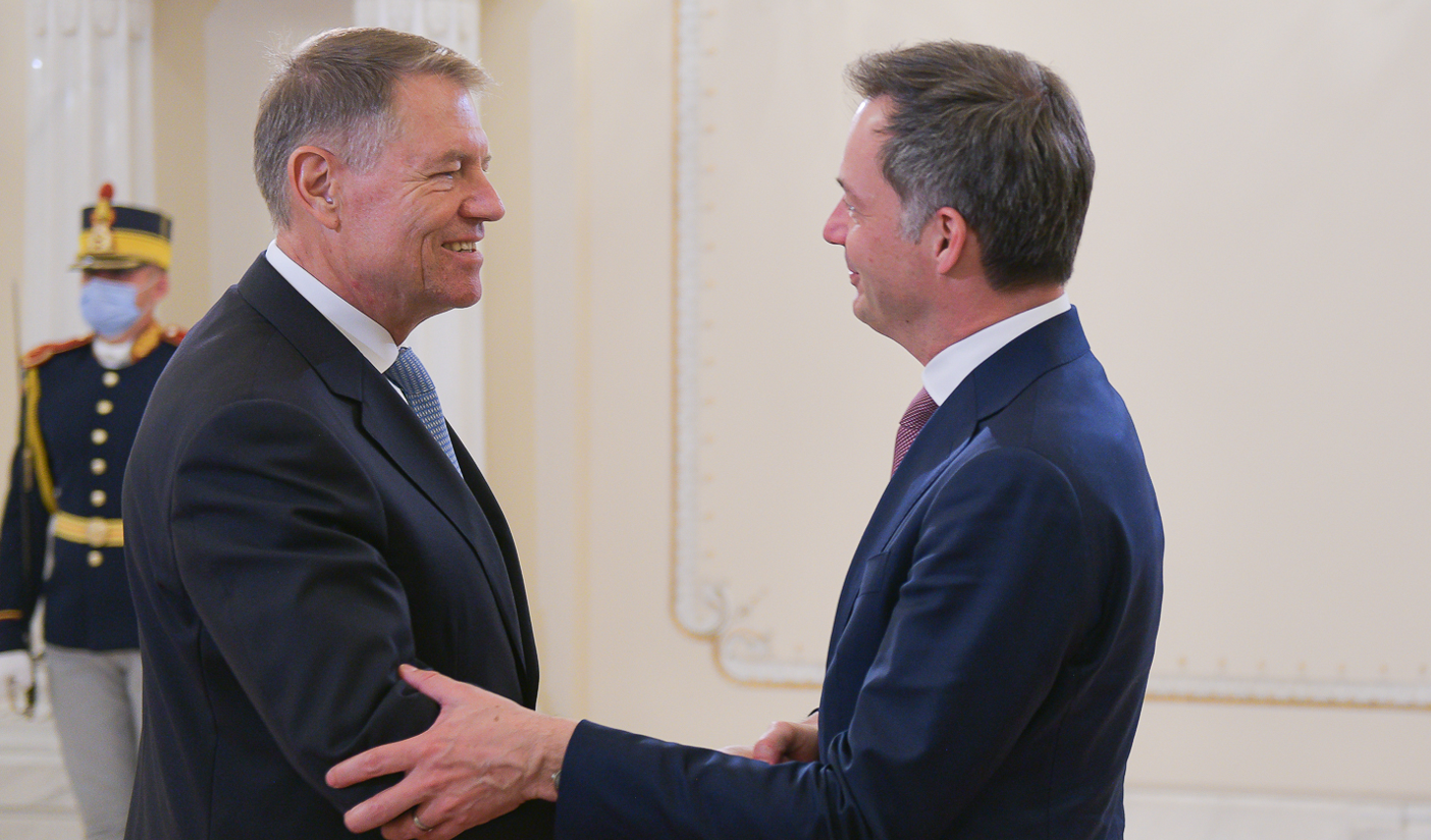 Klaus Iohannis, la întâlnirea cu premierul Belgiei: Trebuie să asigurăm un sprijin substanțial și coerent pentru Republica Moldova