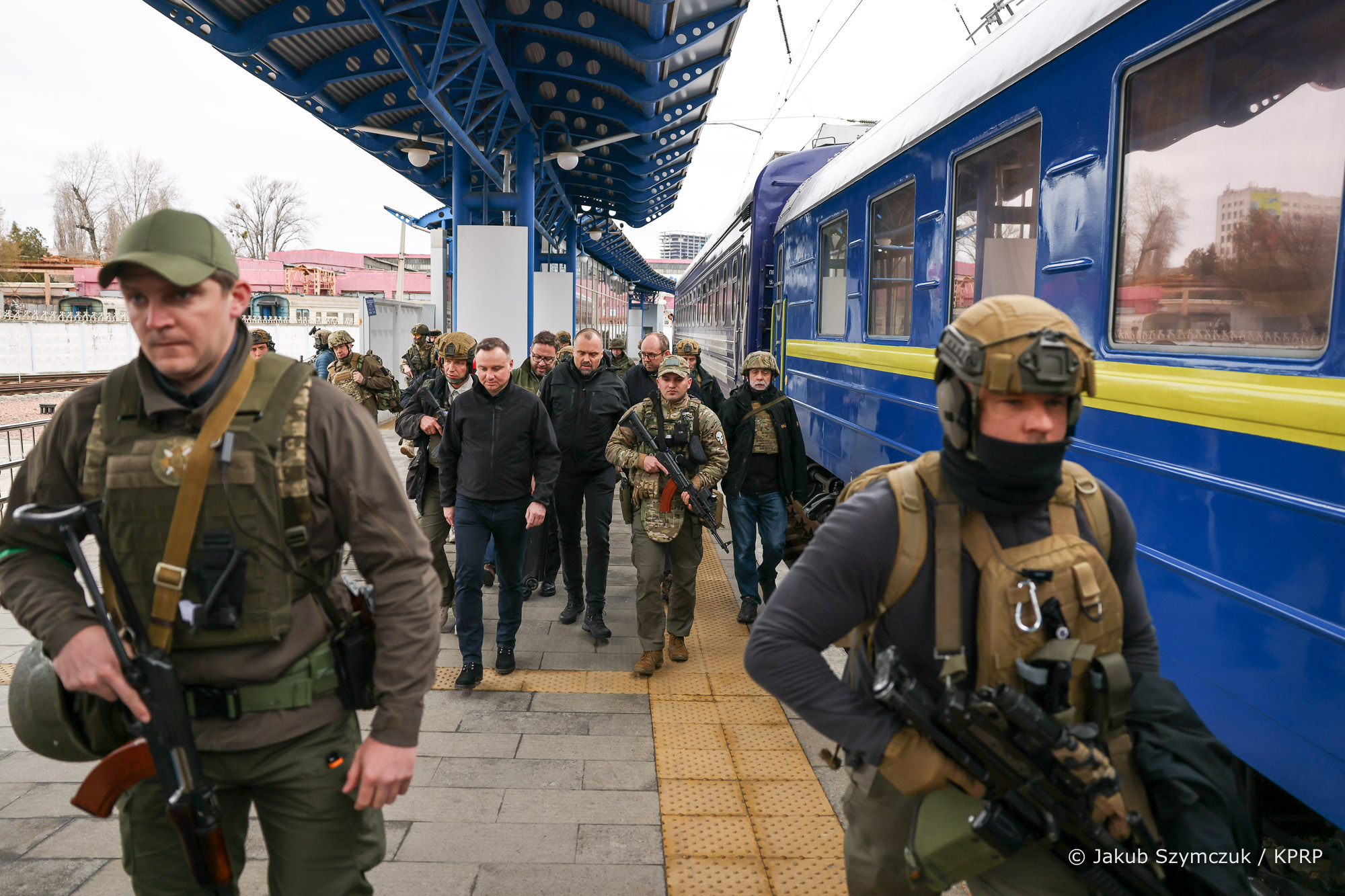 Președinții Poloniei și statelor baltice au ajuns la Kiev. Se vor întâlni cu Zelenski