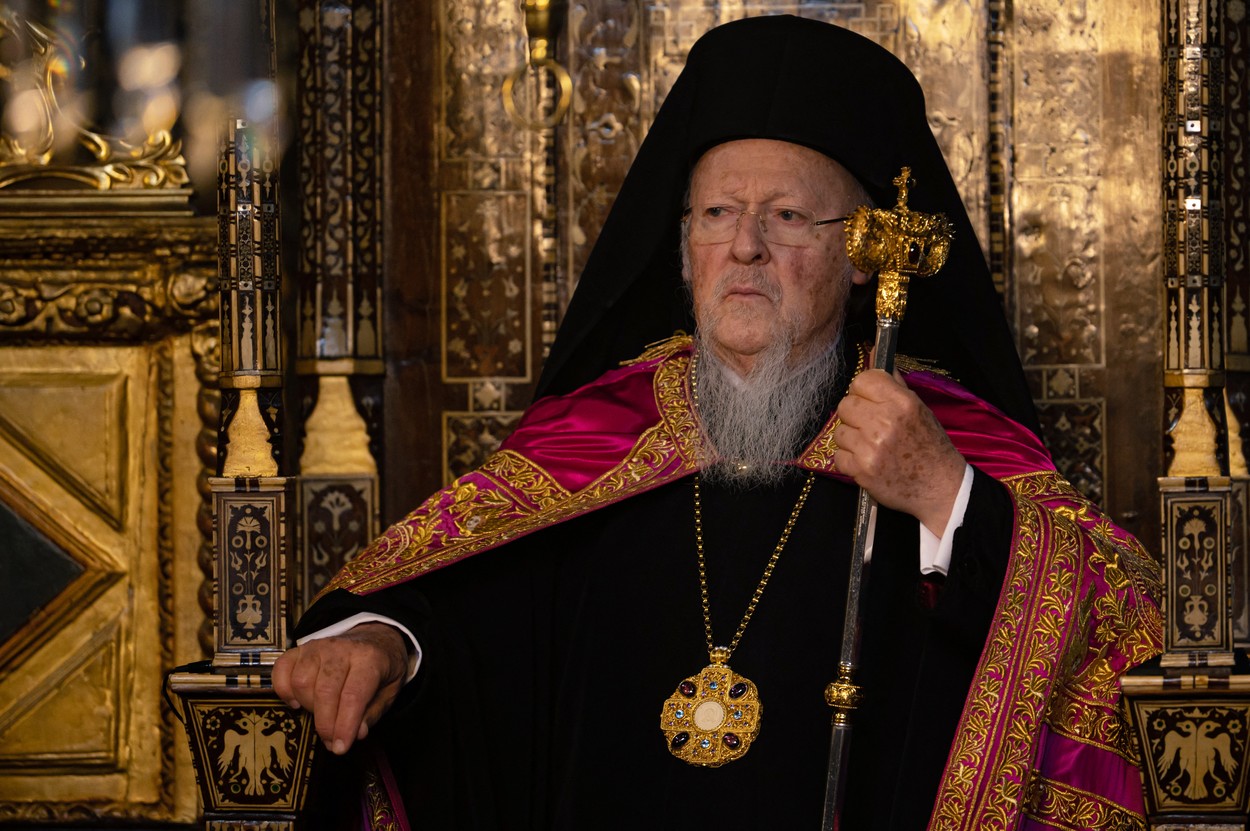 Președintele Nicușor Dan îl va decora luni pe patriarhul Constantinopolului, Bartolomeu I