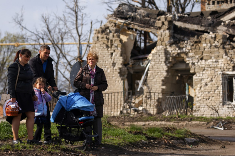 Ukrainian town of Volnovakha