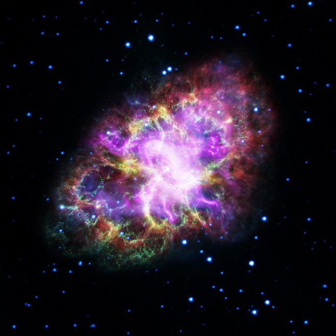 Crab nebula, composite image