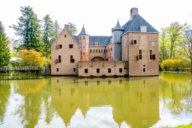 Exterior of the Castle Het Oude Loo, Netherlands