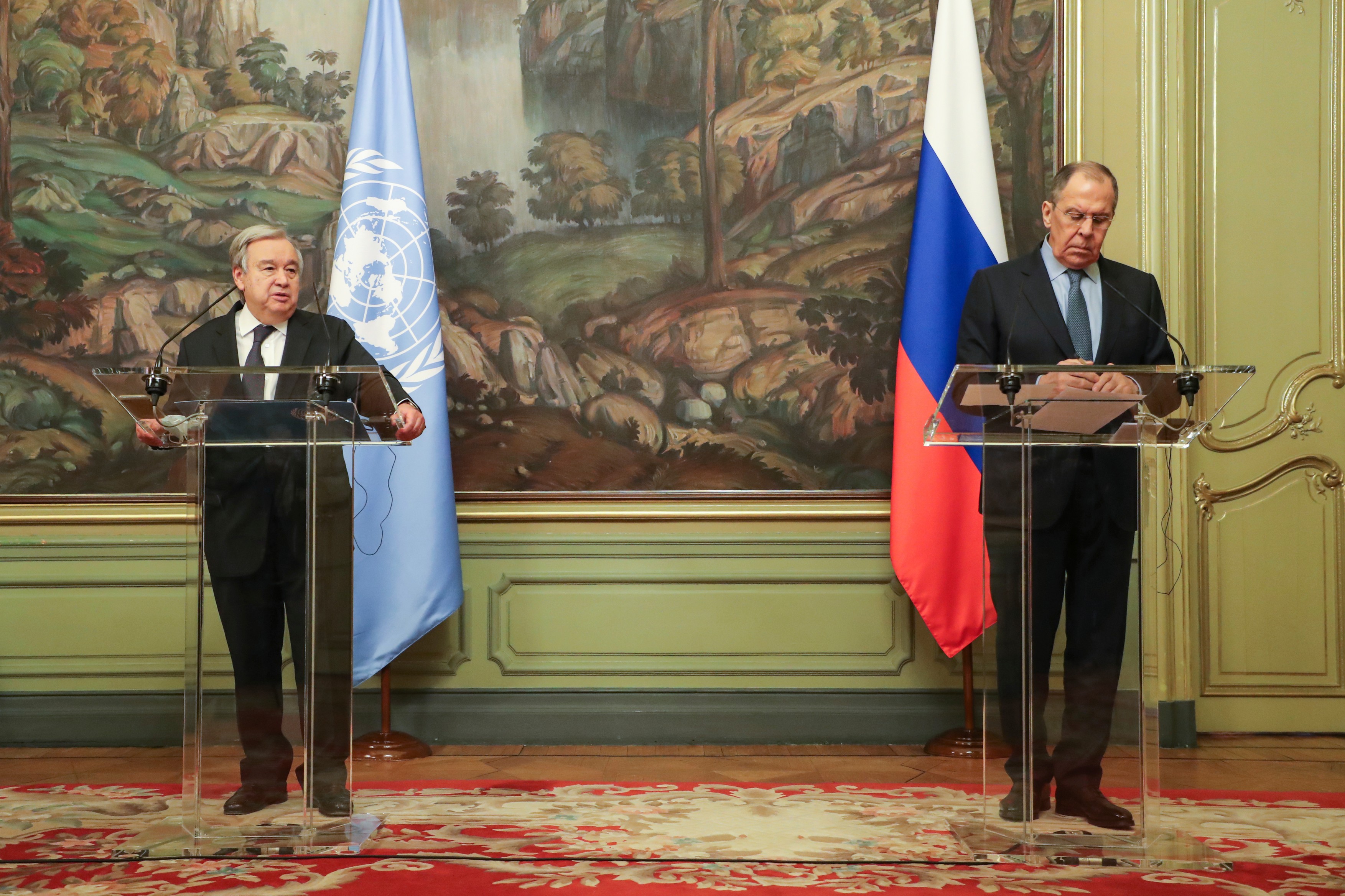 Șeful ONU l-a enervat pe Lavrov: „Operațiunea specială” e o invazie. Nu există trupe ucrainene în Rusia, există trupe ruse în Ucraina
