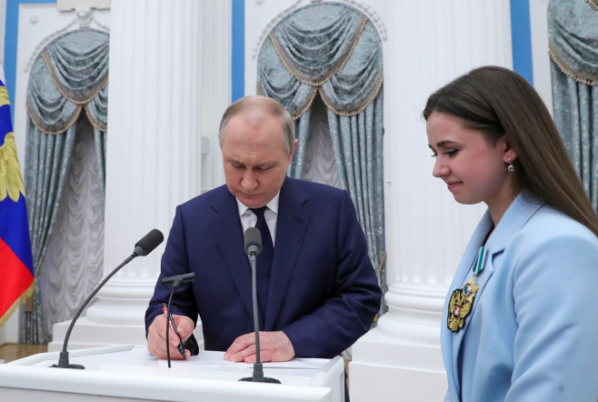 Russia Putin Olympic Medalists