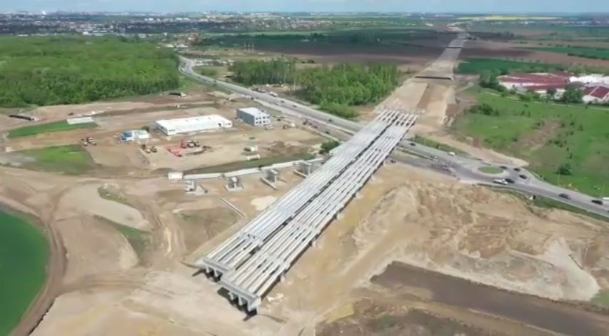 Ministrul Transporturilor a publicat imagini cu cele două loturi din Autostrada de Centură A0 a Capitalei