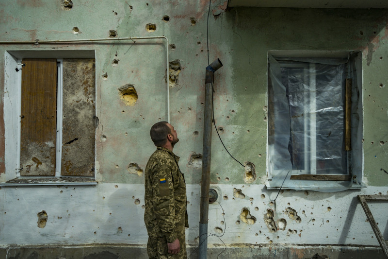 Daily Life In The Frontline Of Mykolaiv, Ukraine - 19 Apr 2022