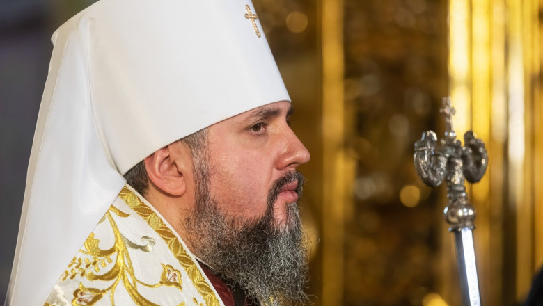 Capul Bisericii ortodoxe din Ucraina, mitropolitul Epifanie.