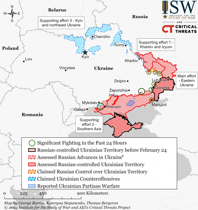 Hartă război ucraina