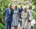 *No UK Print/Web* Queen G7 Reception Eden Cornwall POOL
