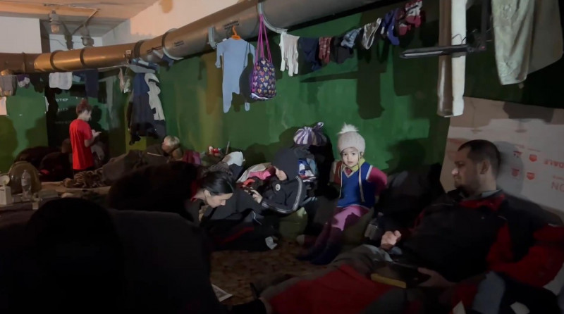 Children Sheltering From Mariupol`s Brutal Siege In Azovstal Steelworks Bunkers