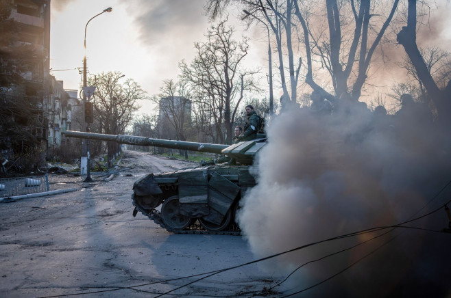 War crisis continues in Mariupol, Ukraine - 18 Apr 2022