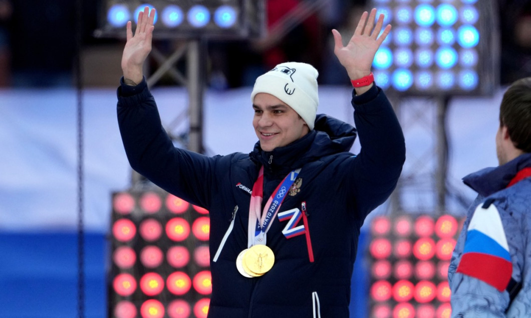 Un campion olimpic rus, suspendat 9 luni la nivel internațional pentru că a participat la mitingul lui Putin