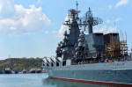 Guards missile cruiser "Moskva".