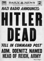 1945 Daily News (New York) Adolf Hitler dead