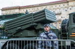 Military hardware heads for 9 May Victory Parade rehearsal in Moscow