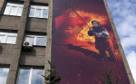 Russia Ukraine Military Operation Graffiti