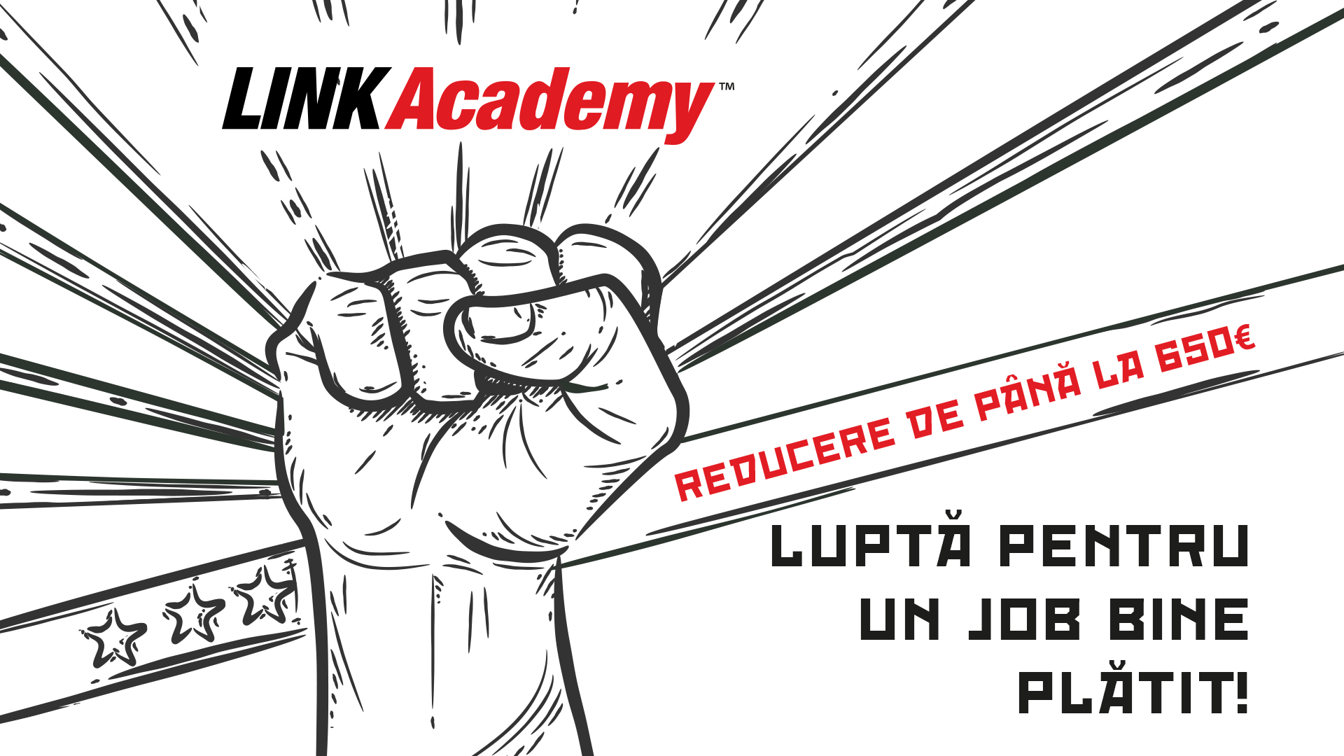 (P)DOAR PÂNĂ MÂINE: Profitați de reducerea de până la 650€ la LINK Academy și perfecționați-vă pentru joburi plătite bine în IT