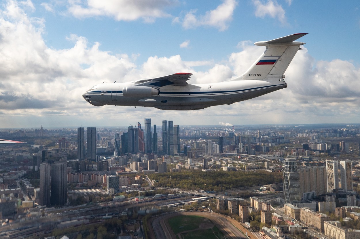 „Avionul apocalipsei”, scos de Putin la parada de 9 Mai. Pregătiri pentru evenimentul de propagandă al Kremlinului