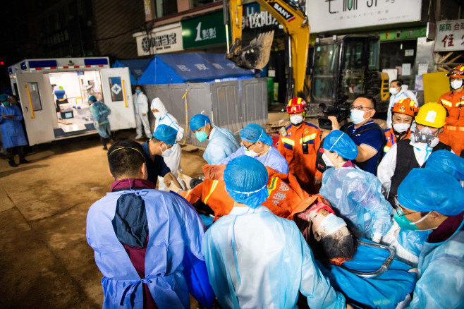 CHINA HUNAN CHANGSHA BUILDING COLLAPSE RESCUE (CN)