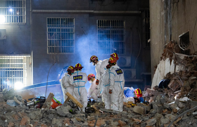 CHINA HUNAN CHANGSHA BUILDING COLLAPSE RESCUE (CN)