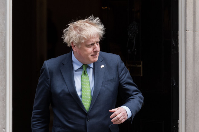 Boris Johnson Meets Meets Prime Minister of Japan Fumio Kishida, London, UK - 05 May 2022