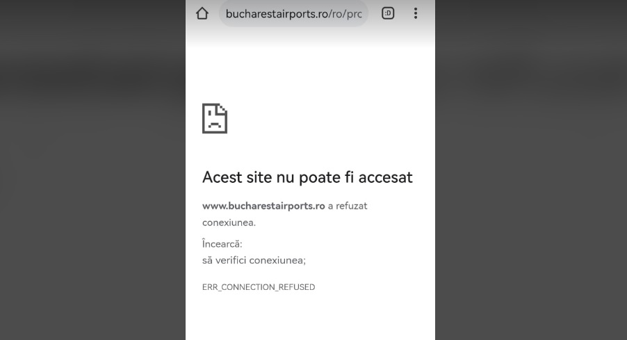 Site-urile marilor aeroporturi din România nu funcționează. Hackerii ruși de la Killnet revendică atacul