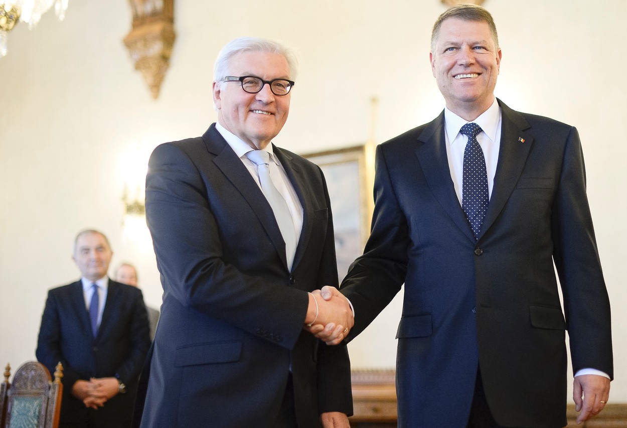 Klaus Iohannis îl primește miercuri la Cotroceni pe președintele Germaniei. Steinmeier vine în România la invitația lui Iohannis