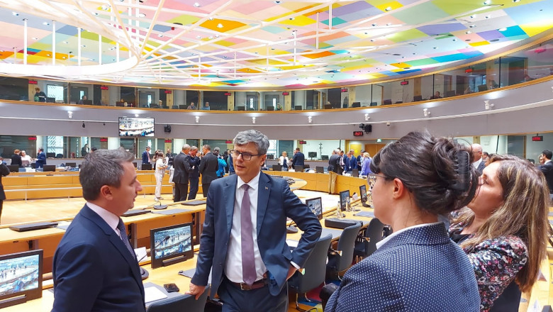 Virgil Popescu a participat, luni, la Bruxelles, la o reuniune de urgență a miniștrilor Energiei din UE.