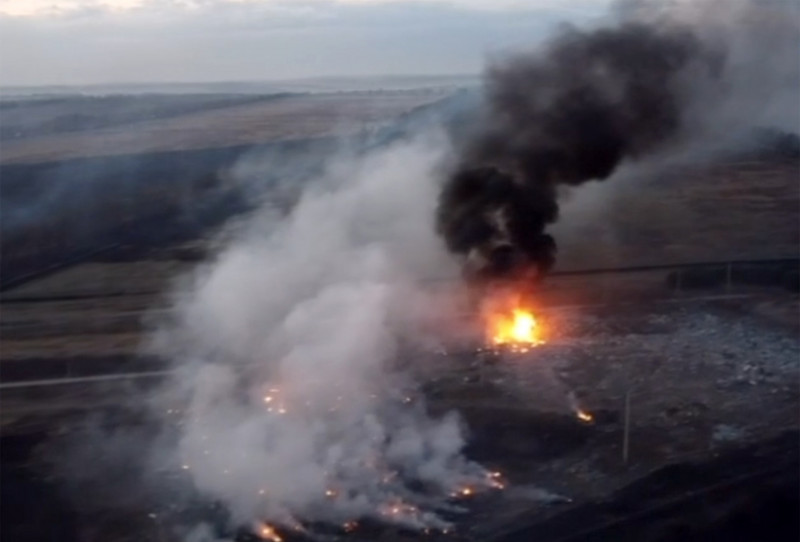 Wildfires inferno Russia