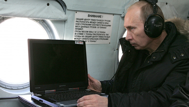 Vladimir Putin/elicopter