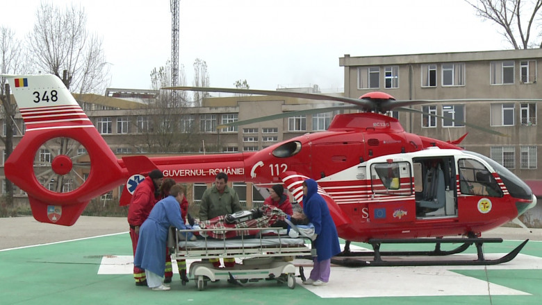 elicopter cj smurd cu pacient