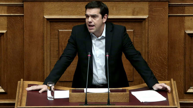 Alexis Tsipras parlament -AFP Mediafax Foto-Angelos Tzortzinis-1