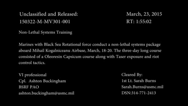 DVIDS - Video - Non-Lethal Systems Training
