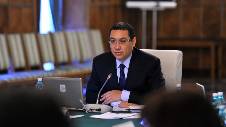 Victor Ponta sedinta de Guvern - gov.ro