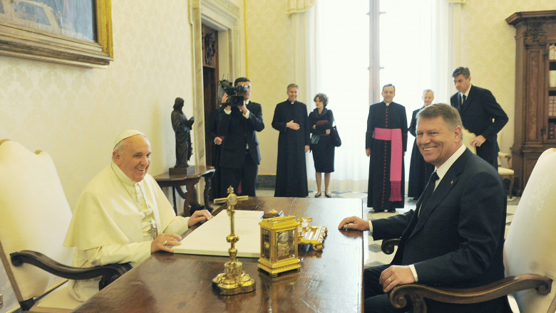 klaus iohannis papa francisc presidency.ro