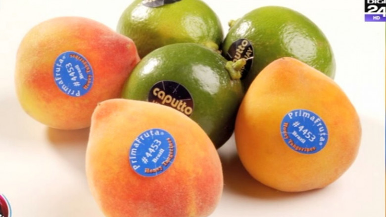 fructe cu eticheta