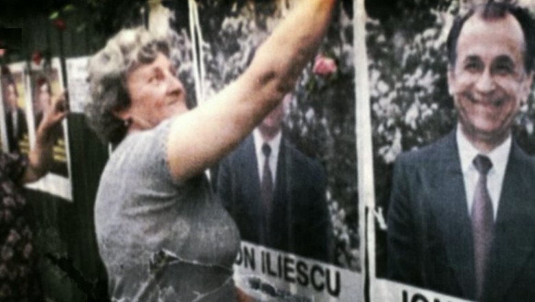 poza iliescu alegeri 1990