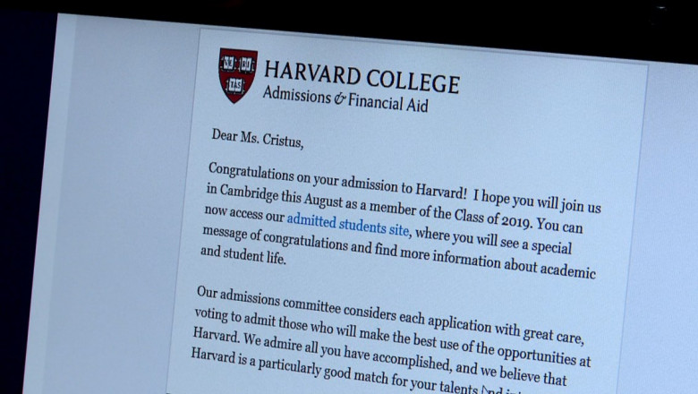 SCRISOARE DE ACCEPTARE HARVARD