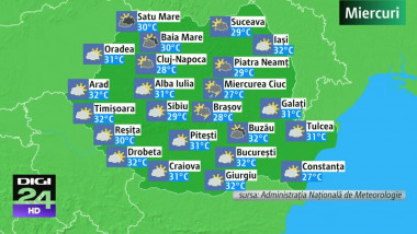 Meteo Maxime De Peste 30 C In Zonele De Campie