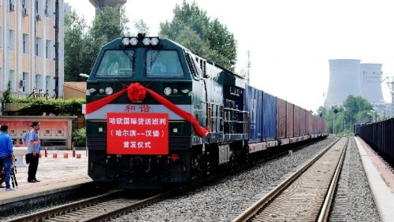 tren china transport feroviar hamburg harbin