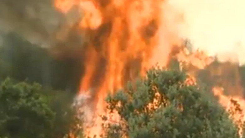incendiu spania - captura tv - 7 iulie