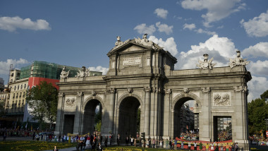 Puerta de Alcala madrid spania - GettyImages - 14 iulie 2015