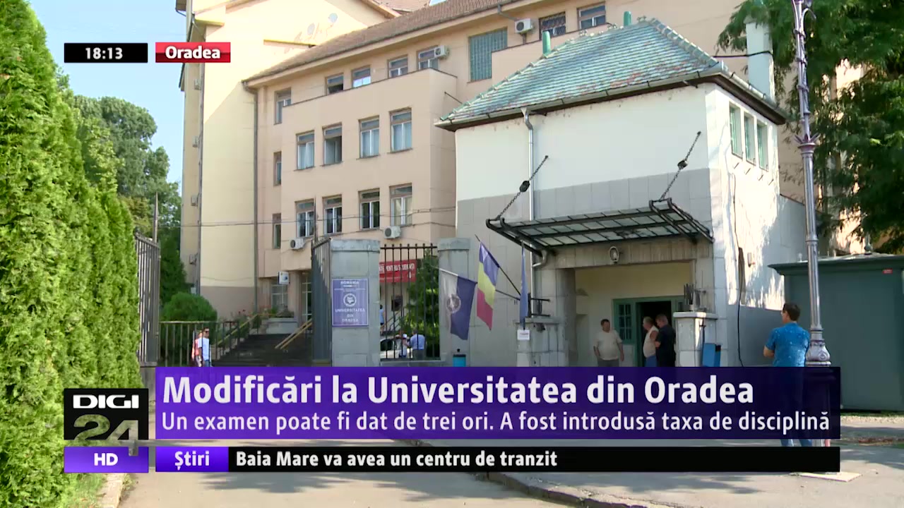 Modificări la Universitatea din Oradea: un examen poate fi dat de trei ori  şi a fost introdusă taxa de disciplină | Digi24