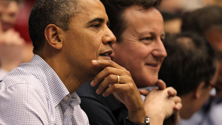 Obama Cameron-AFP Mediafax Foto-Gregory Shamus