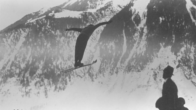 JO-chamonix-1924-saritura cu schiuri - olympic.org 1