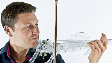 prima vioara electrica printata 3D laurent bernadac facebook 14 08 2015