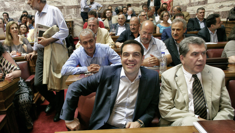 tsipras parlament grecia - GettyImages - 13 august 2015